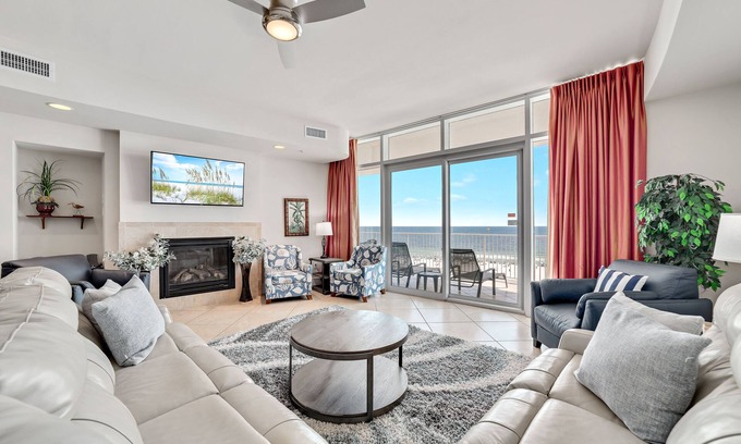 Orange Beach Condo | Hot Tub & Grill on Private Balcony | Beachfront Condo | TP408C | My Beach Getaways