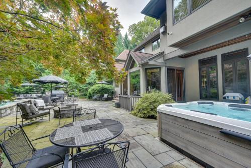 Longmeadow House | Hot Tub, Gym, Game Room! Luxe Estate in Longmeadow