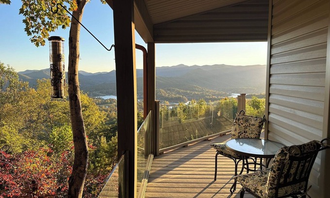 Hiawassee Cabin | Hot Tub, Unbelievable Mountain, Lake Chatuge View!
