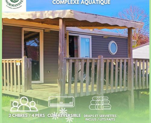 Houlgate Resort | Houlgate-153- Mobilhome cosy 4 personnes Camping 5 étoiles