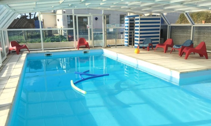 Le Conquet House | House 4/6 persons with heated swimming pool, 100 m from the beach