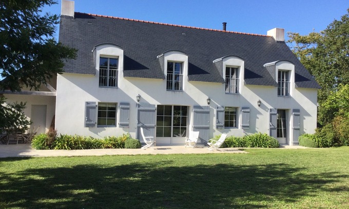 Nevez House | House (5 BEDROOMS) (4 bathrooms) near the beaches of Port Manech and Rospico