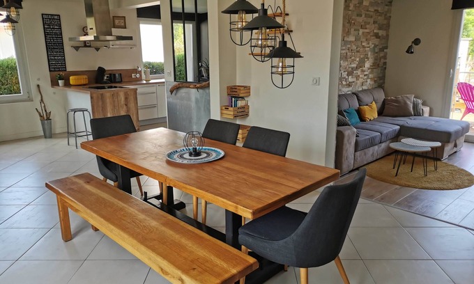 Cucq House | House 6 to 8 persons, 3 bedrooms near beach and sea, Touquet