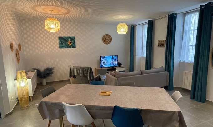 Montbard House | House 7 people - 3 bedrooms - MONTBARD center - "Chez Delphine et Guillaume" ("Delphine and Guillaume")
