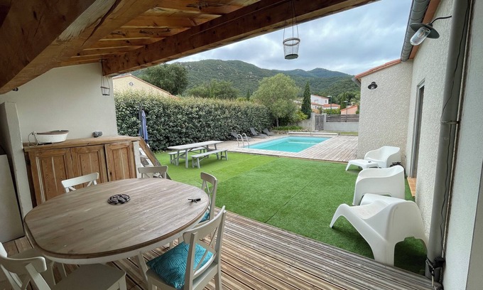 Laroque-des-Alberes House | House between sea and mountains. Ideal for family vacations.