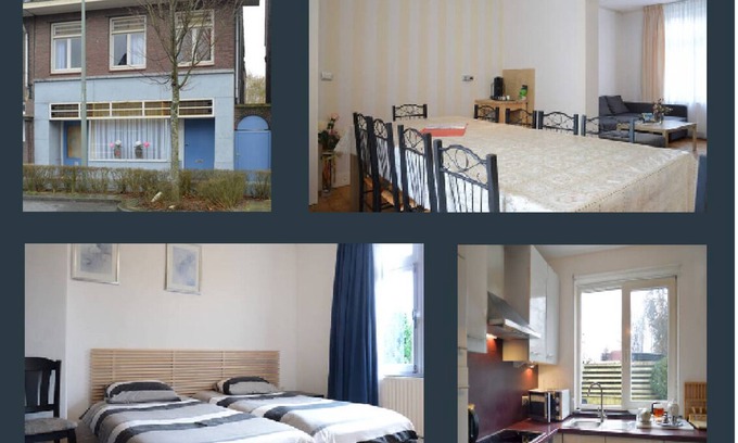 Hommert House | House Hommert 5 large bedrooms- 10 single beds free wifi free parking front door