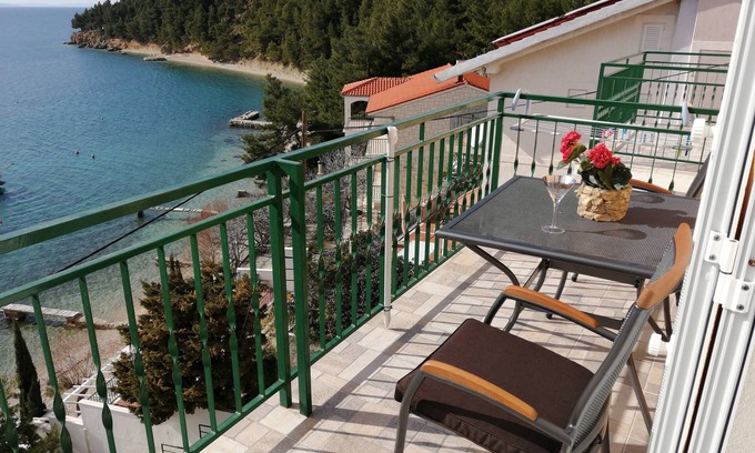 Stanici Apartment | House Karlo Apartments - One-Bedroom Apartment with Sea View (A3)
