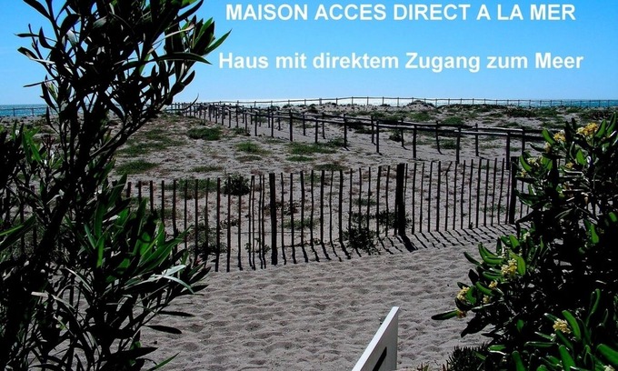 Le Barcares House | HOUSE ON THE BEACH VIS-A-VIS MER + SWIMMING POOL IN RESIDENCE…