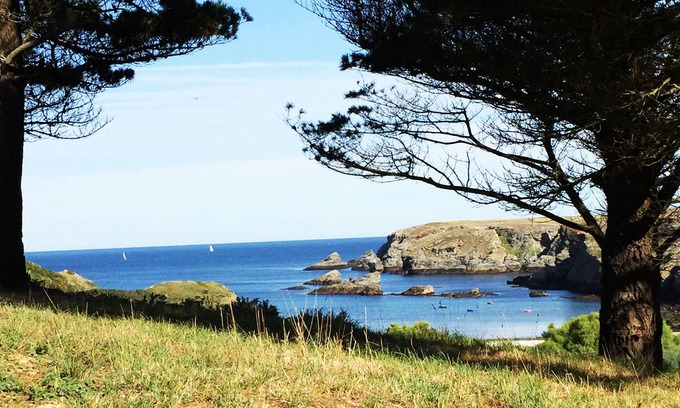 Sauzon House | House on the wild coast of beautiful island at sea