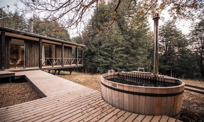 Malalcahuello House | House with Forest and Hot-Tub in Malalcahuello near Corralco