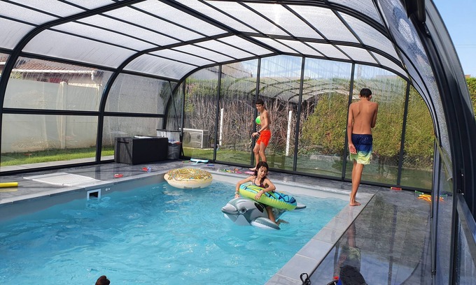 Ranville House | House with heated indoor pool