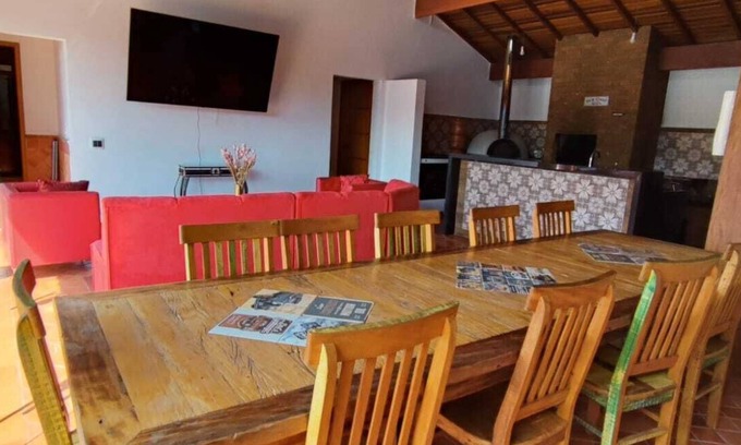 Jardim Estancia Brasil House | House with heated pool in condominium overlooking Pedra Grande