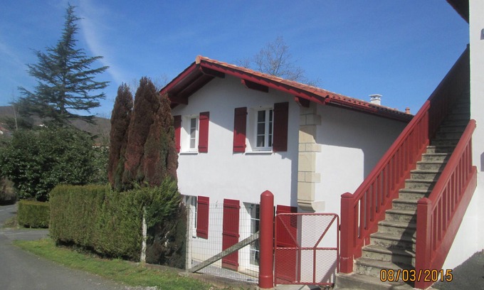 Sare House | house with small garden sare bourg, near saint jean de luz, basque country