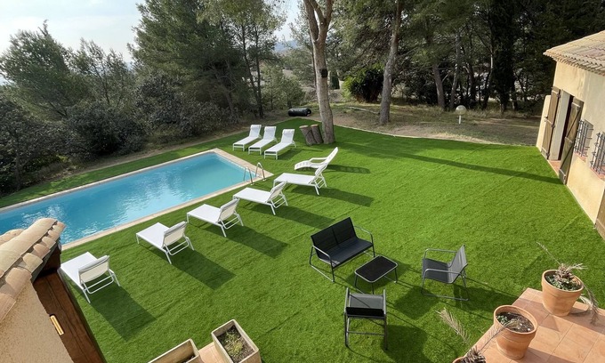 Lezignan-Corbieres Villa | House with view of the Corbières,