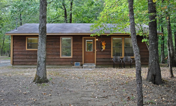 Octavia Cabin | Huckleberry Trails is a peaceful 2-bedroom cabin secluded in mountain woodlands.
