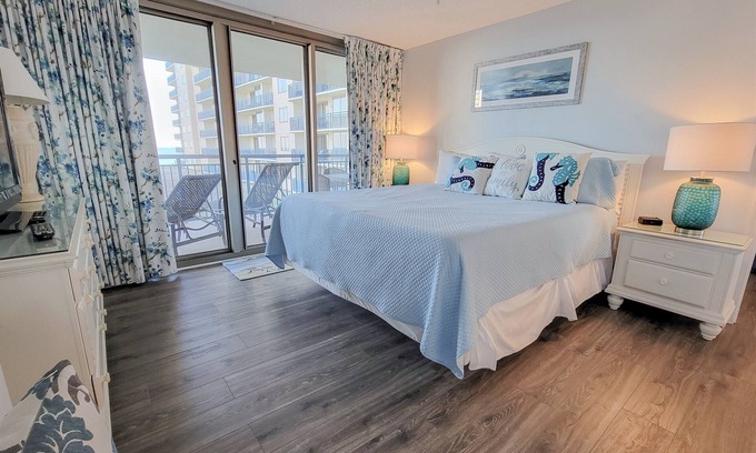 Arcadian Shores Condo | Huge 3BdRm Ocean View Unit-Full Access 209B