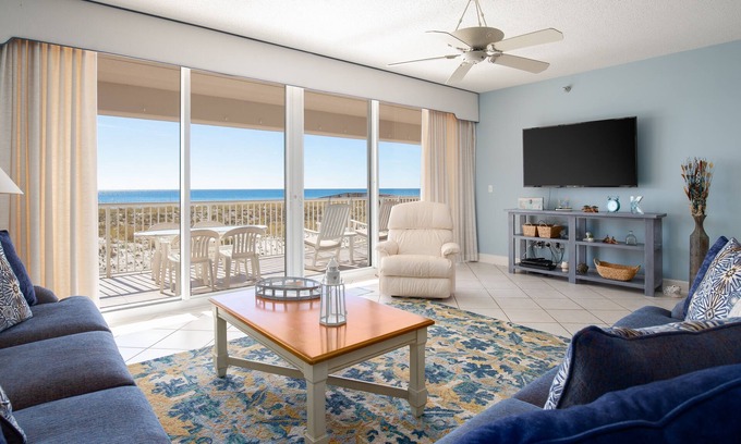 Navarre Beach Condo | Huge 3BR/3BA on the beach! Serenity, where the beach is your backyard.