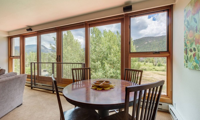 Lakeside Village Condo | Huge, Comfy Condo with Panoramic Views in the Middle of Keystone Fun!