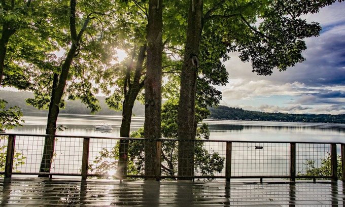 Vashon Island Cabin | Huge deck, spectacular views and the beach. Waterfront hideaway.