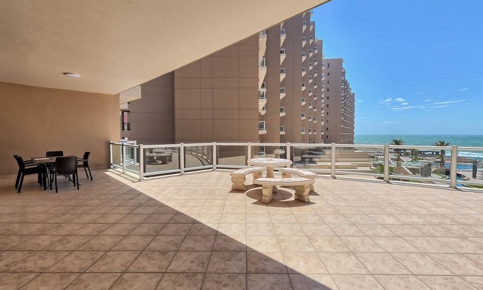Puerto Penasco Resort | Huge Extended Patio! Low Floor Gem With Pool and Ocean Views, Low Floor Phase 1 Condo-HUGE Extended