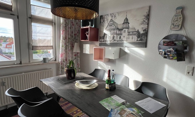 Bad Liebenstein Apartment | Huge loft in the beautiful historic post office, infrared sauna.