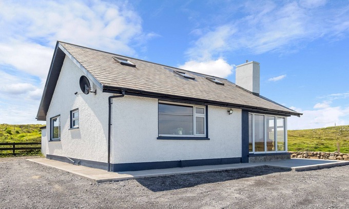 Claddaghduff Ski Chalet | Hughs Cottage Sea Lake Views to Steal Your Heart