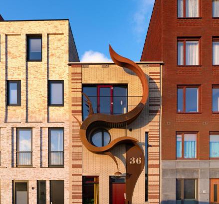 Amsterdam East Apartment | Huis met de krul