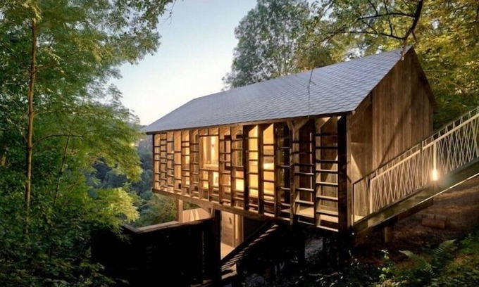 La Roche-en-Ardenne Cabin | Hutstuf cabin The Beaver & sauna
