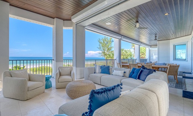 Indian Shores House | I'm Already There - 6 Bedroom Direct Gulf and Intracoastal with Heated Pool
