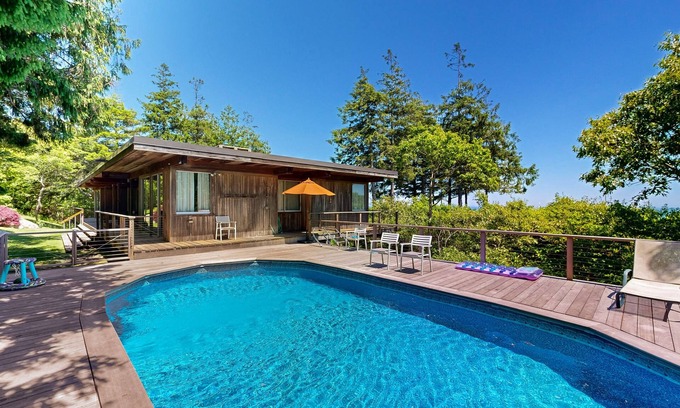 Chilmark House | Iconic Mid-Century Home with Gorgeous Ocean Views, Private Pool & Decks