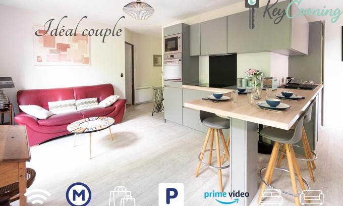 Quartier Lardenne-Les Pradettes-Basso Cambo Apartment | Idéal couple Jacuzzi et jolie cour intérieure