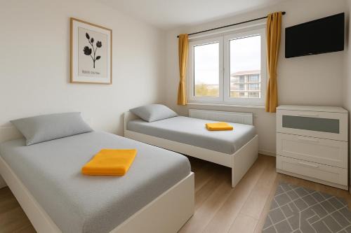 Nietleben Apartment | Ideal für Monteure. 3 Zimmer Apartment mit Küche, Waschmaschine, WiFi usw. .