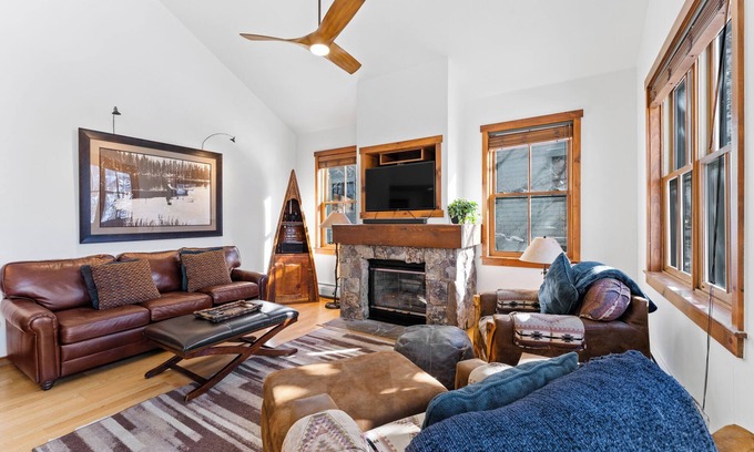 Historic District Condo | Ideally Located Condo in Downtown Breck w/Private Balcony & Slope Views!