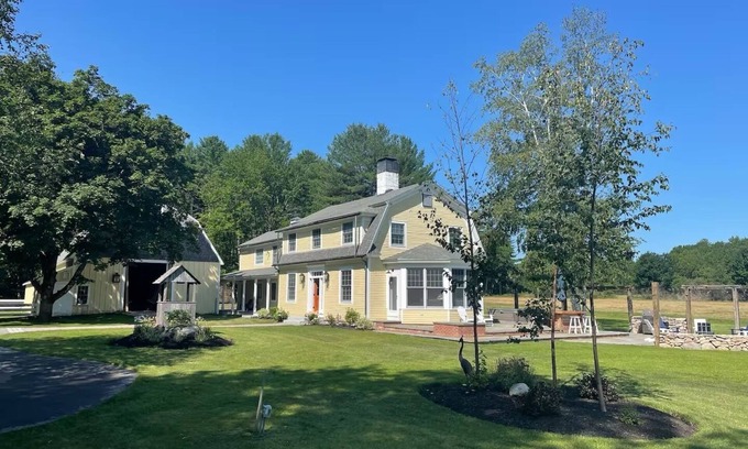 Kennebunk Other | Idyllic Farmhouse Retreat on 100 Acres with Fire Pit, Hot Tub, and Grill