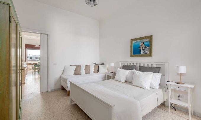 San Foca House | Il Marinaio - Apartment with sea view rooftop a few meters from the beach