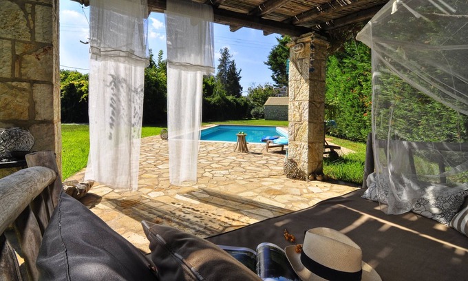 Molos Villa | "Il Portico Verde" sweet Villa with pool in Corfu island