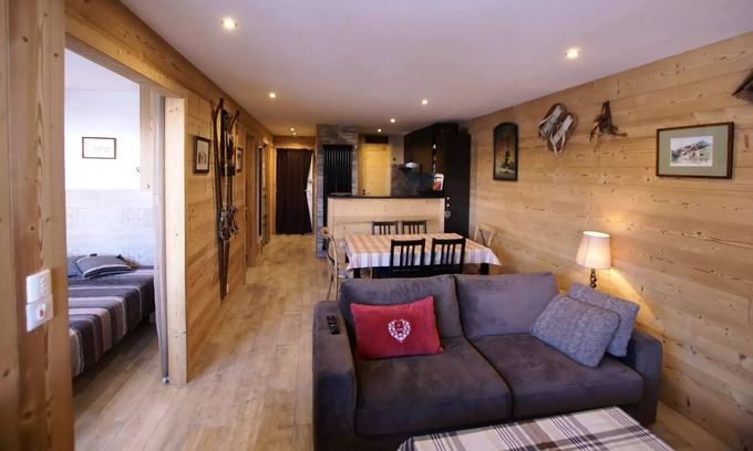 Pra Loup Apartment | Im Herzen des Resorts: Ferienwohnung 6 Personen