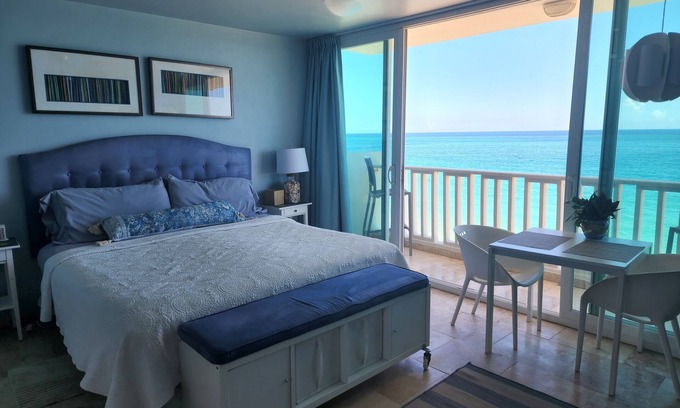 Condado Condo | Immaculate Beachfront Studio great view & location, next to Condado Marriott, PR
