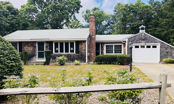 Eastham Cottage | Immaculate Cape Cod Cottage + Outdoor Living on Private Sandy Lane