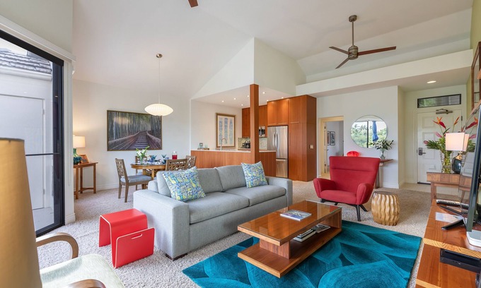 Wailea Condo | Immaculate, Luxury Comfort, Stunning Views - Hawaiian-Chic, Mid-Century Modern