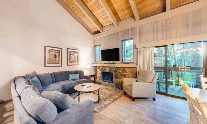 South Lake Tahoe House | Immerse yourself in Tahoe's best from this lakefront community with beach access