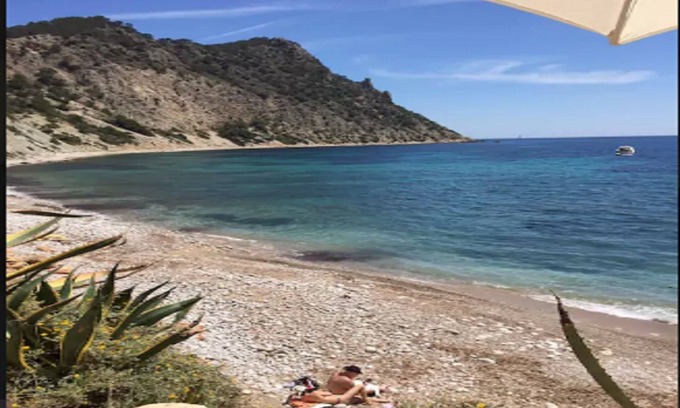Santa Eulalia del Rio Villa | Immersed in the greenery of the Ibiza golf club,with private beach,swimming pool