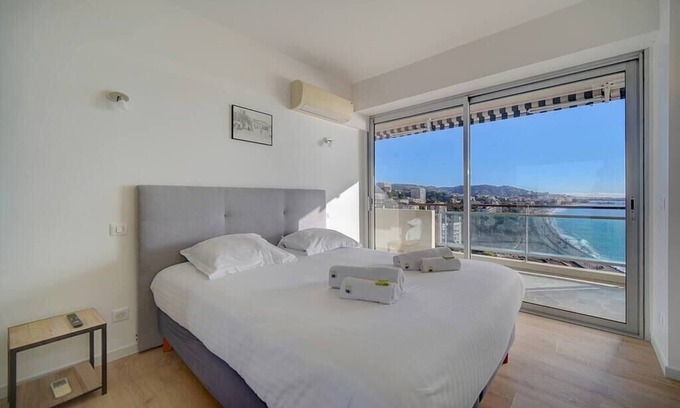 Cannes La Bocca Apartment | Immogroom- Incredible View -4 - Big Terrace - A C