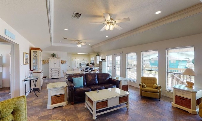 Port Bolivar House | Imperial Palace: 3 BR, 2 BA House in Crystal Beach, Sleeps 7