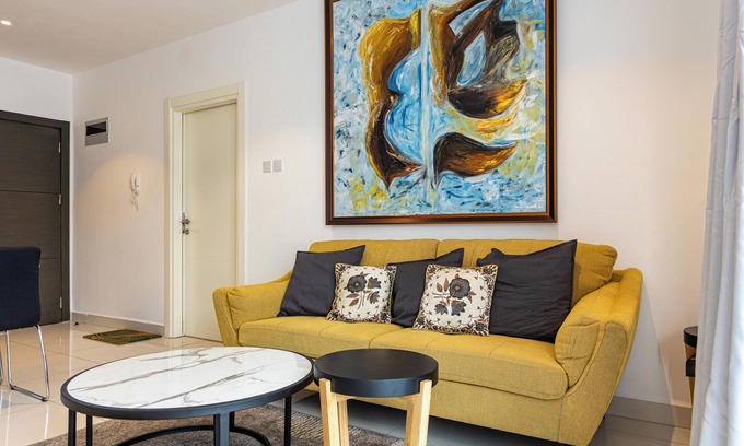 Cantonments Apartment | Imperial Suite | 1BR Pool-View Unit, Cantonments Close to KIA & American Embassy