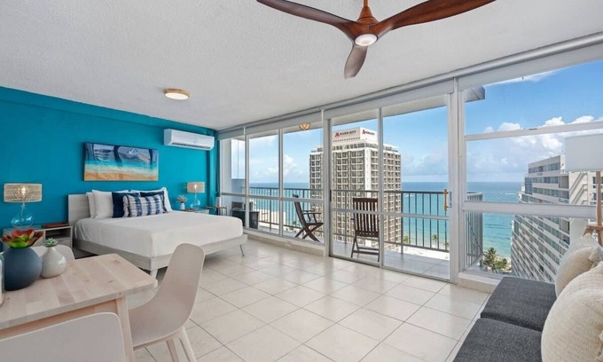Condado Apartment | Imperial Suite | Spacious studio with stunning ocean views!