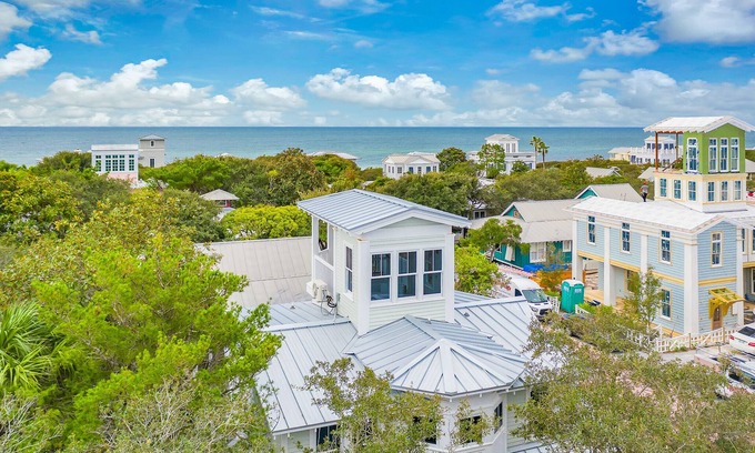 Seaside House | In Seaside, gulf views, 3BR, private driveway and electric vehicle charger!