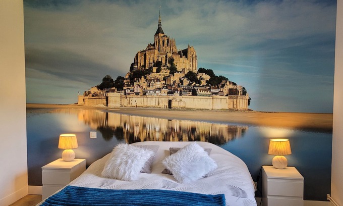 Saint-Jean-le-Thomas House | In the heart of the Bay of Mont-Saint-Michel, close to the beach: discover Plan Baie.