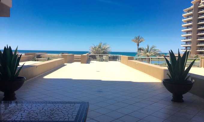 Puerto Penasco Condo | In The Middle Of All, Ocean Front Ground Floor 2BD. Steps from the beach Phase 1