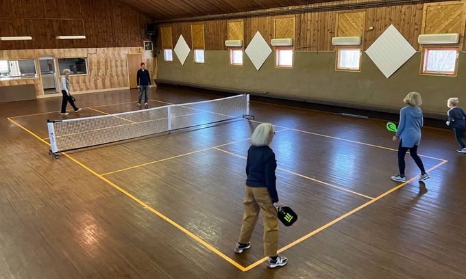 Hillman House | Indoor pickle ball + sauna at lakeside 13BR house, Lakeside Property with Indoor Pickle Ball!
